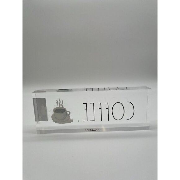 VHTF NWT Rae Dunn Coffee Sign - Picture 3 of 3